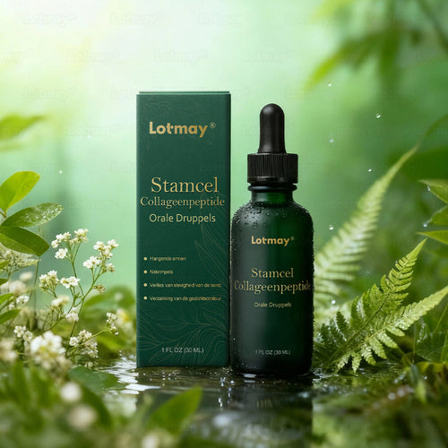 (Officieel gecertificeerde winkel) Lotmay® Stamcel‑Collageenpeptide Orale Druppels 💕 (Verstevigt en lift verslapte huid · Vermindert zichtbaar rimpels)
