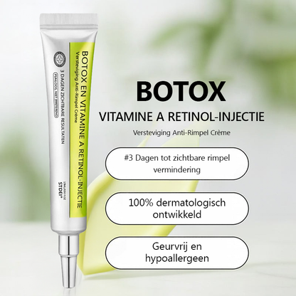 （Officiële winkel）💖STDEI® Botox & Vitamine-A-Retinol Shot Anti-Rimpel Verstevigingscrème - Nu 50% korting in de eindejaarsuitverkoop!🔥