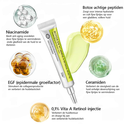 （Officiële winkel）💖STDEI® Botox & Vitamine-A-Retinol Shot Anti-Rimpel Verstevigingscrème - Nu 50% korting in de eindejaarsuitverkoop!🔥