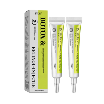 （Officiële winkel）💖STDEI® Botox & Vitamine-A-Retinol Shot Anti-Rimpel Verstevigingscrème - Nu 50% korting in de eindejaarsuitverkoop!🔥