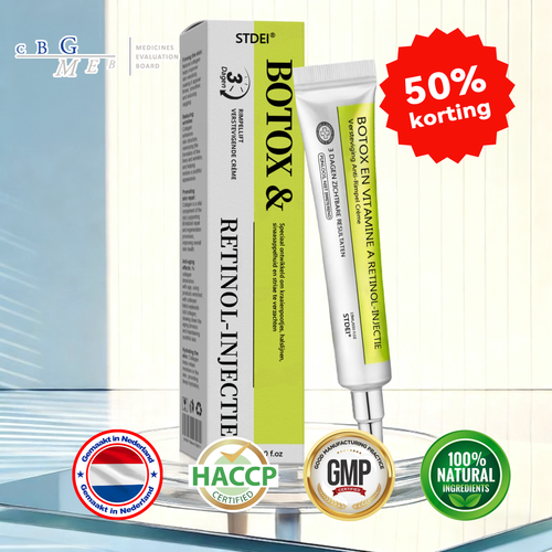 （Officiële winkel）💖STDEI® Botox & Vitamine-A-Retinol Shot Anti-Rimpel Verstevigingscrème - Nu 50% korting in de eindejaarsuitverkoop!🔥