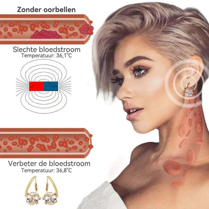 (LAATSTE DAG VERKOOP – 30% KORTING 🔥) 𝐂𝐙𝐓𝐈𝐂𝐋® 💧 Lymphvity Magnetotherapie Germanium Oorbellen