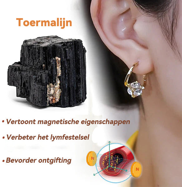 (LAATSTE DAG VERKOOP – 30% KORTING 🔥) 𝐂𝐙𝐓𝐈𝐂𝐋® 💧 Lymphvity Magnetotherapie Germanium Oorbellen